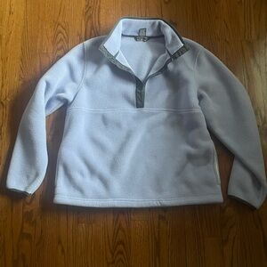 L.L. Bean Light Blue Fleece Pullover
